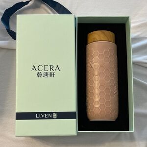 Acera Tourmaline Blush Pink Tumbler with Bees